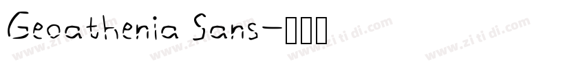 Geoathenia Sans字体转换